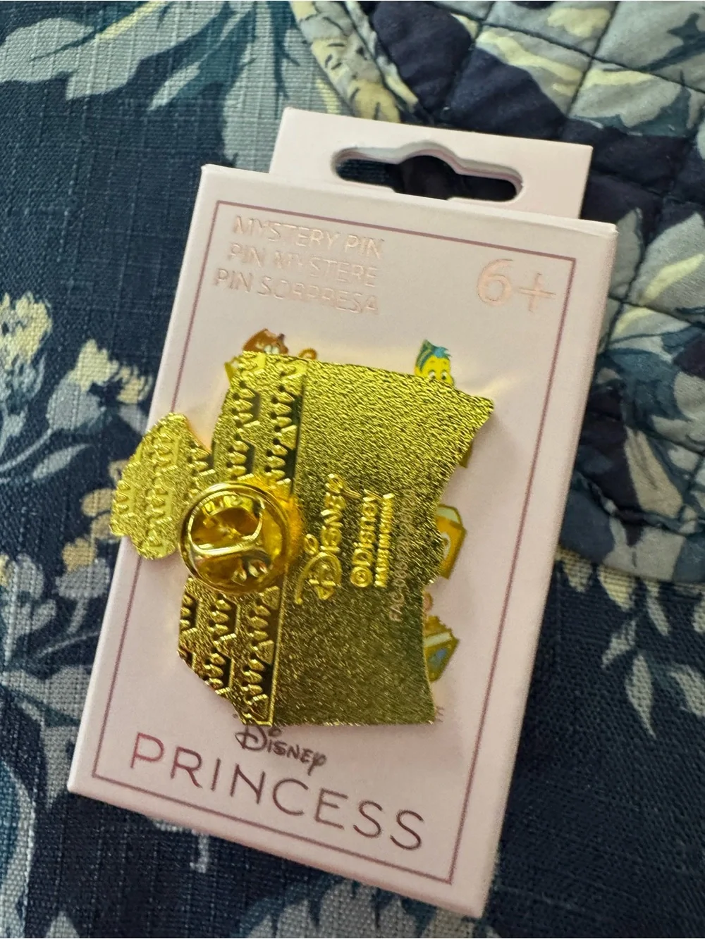 Disney Princess Sidekicks Books Box Enamel Pin Chip Beauty and the beast
